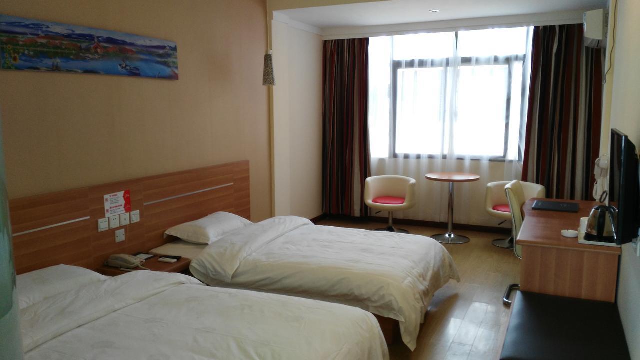 Thank Inn Chain Hotel Henan Xinyang Train Station Gongqu Road Exterior photo